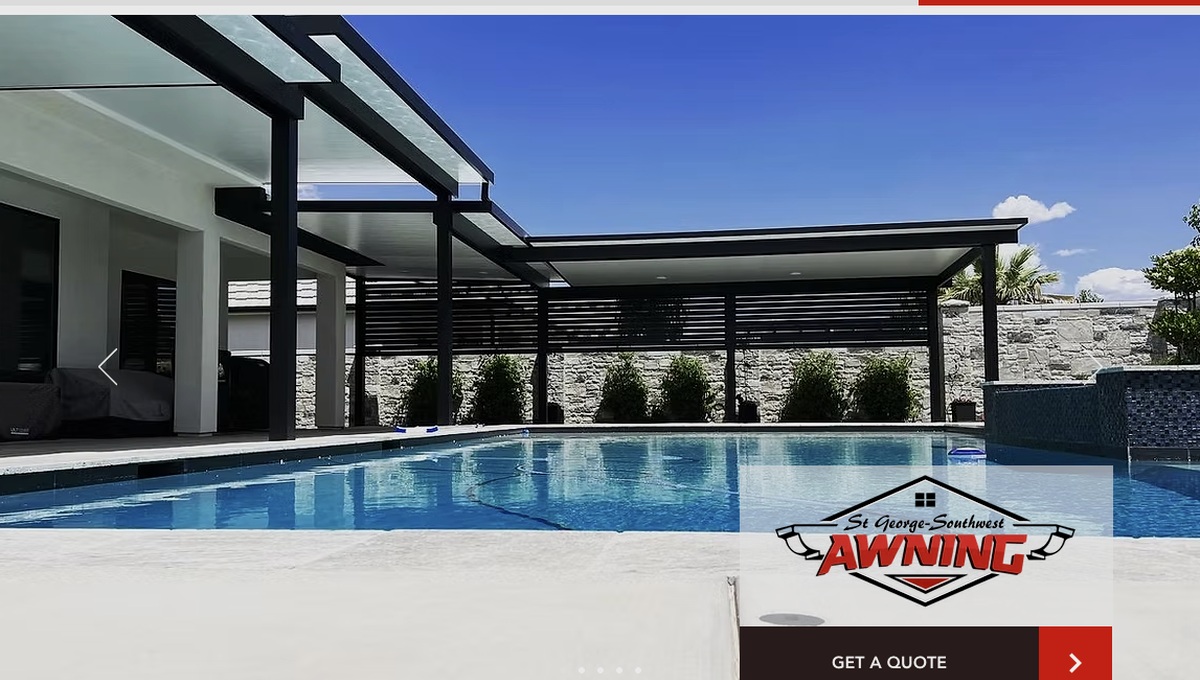 St. George Awning brand, website and lead system